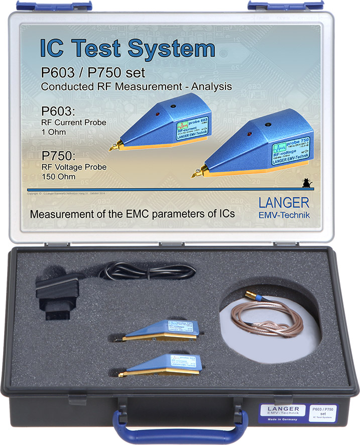P603 / P750 set, RF Conducted Measurement Analysis, 1 Ohm / 150 Ohm